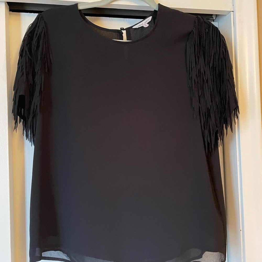 Naked Zebra business blouse